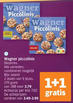 Albert Heijn Wagner Piccolinis aanbieding