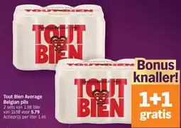 Albert Heijn Tout Bien Average Belgian pils aanbieding