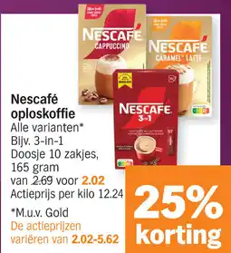 Albert Heijn Nescafé Oploskoffie aanbieding