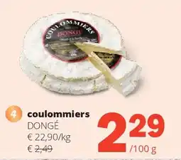 Spar coulommiers DONGÉ aanbieding