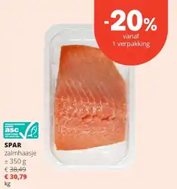 Spar SPAR zalmhaasje aanbieding