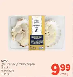 Spar SPAR gevulde sint-jakobsschelpen aanbieding