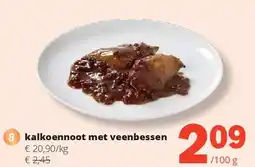 Spar kalkoennoot met veenbessen aanbieding