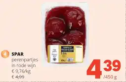 Spar SPAR perenpartjes in rode wijn aanbieding