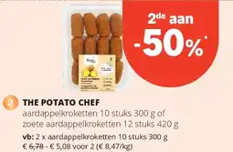 Spar THE POTATO CHEF aardappelkroketten 10 stuks 300 g aanbieding