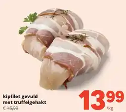 Spar kipfilet gevuld met truffelgehakt aanbieding