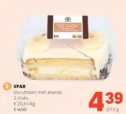 Spar SPAR biscuittaart met ananas aanbieding