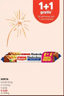 Spar HERTA bladerdeeg aanbieding