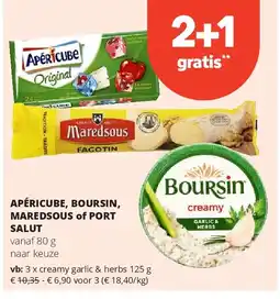 Spar creamy garlic & herbs 125 g aanbieding