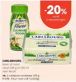 Spar CARLSBOURG Ardense roomboter 250 g aanbieding