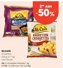 Spar McCAIN kroketten klassiek 1 kg aanbieding