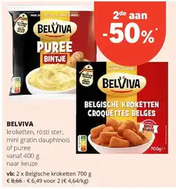 Spar BELVIVA Belgische kroketten 700 g aanbieding