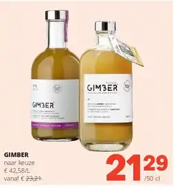 Spar GIMBER naar keuze aanbieding