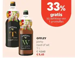 Spar OFFLEY porto rood of wit 1 L aanbieding