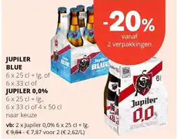 Spar Jupiler 0,0% 6 x 25 cl + lg aanbieding