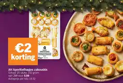 Albert Heijn AH Aperitiefhapjes zakouskis aanbieding