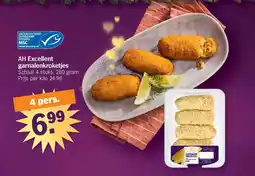 Albert Heijn AH Excellent Garnalenkroketjes aanbieding