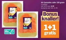 Albert Heijn AH Gerookte Zalm aanbieding