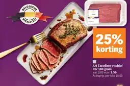 Albert Heijn AH Excellent Rosbief aanbieding