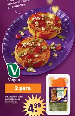 Albert Heijn AH Excellent Terra Pompoensteak aanbieding