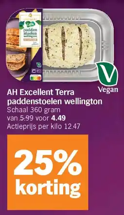 Albert Heijn AH Excellent Terra Paddenstoelen Wellington aanbieding