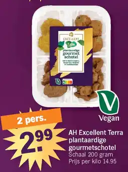 Albert Heijn AH Excellent Terra Plantaardige Gourmetschotel aanbieding