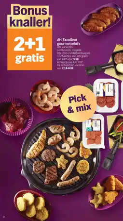 Albert Heijn AH Excellent Gourmetmini's aanbieding