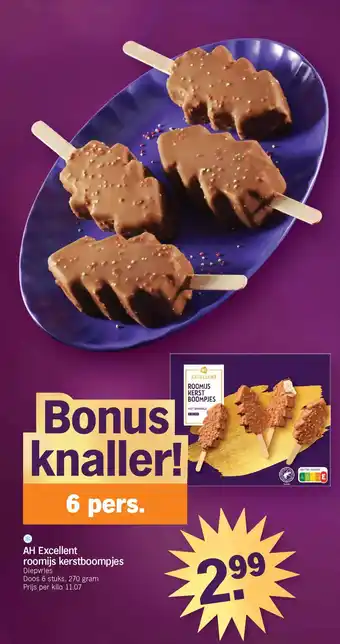 AH Excellent roomijs kerstboompjes