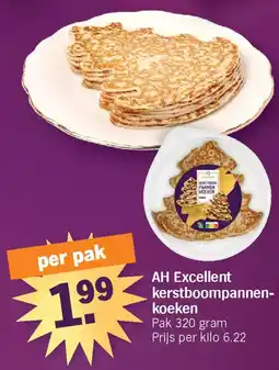 Albert Heijn AH Excellent kerstboom Pannenkoeken aanbieding