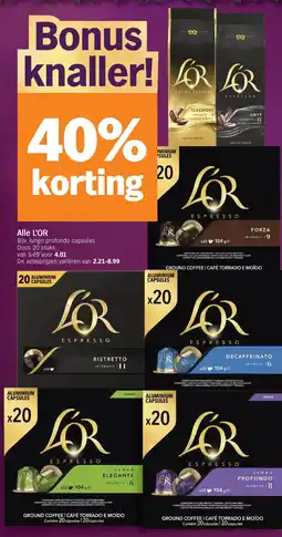Albert Heijn Alle L'OR aanbieding