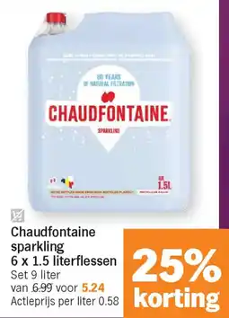 Albert Heijn Chaudfontaine Sparkling aanbieding