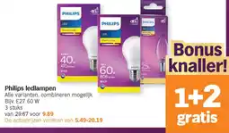 Albert Heijn Philips Ledlampen aanbieding