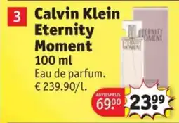 Kruidvat Calvin Klein Eternity Moment aanbieding