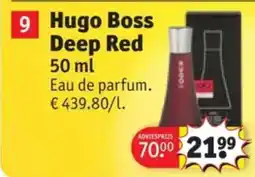Kruidvat Hugo Boss Deep Red aanbieding
