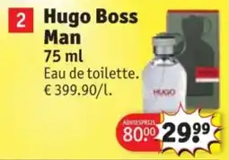 Kruidvat Hugo Boss Man aanbieding