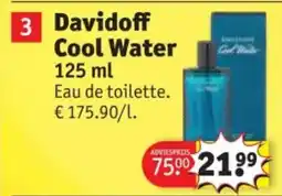Kruidvat Davidoff Cool Water aanbieding