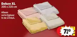 Kruidvat Deken XL aanbieding