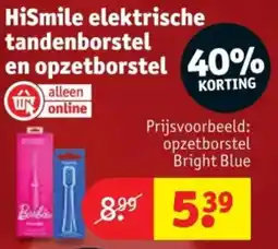 Kruidvat HiSmile Elektrische Tandenborstel en Opzetborstel aanbieding