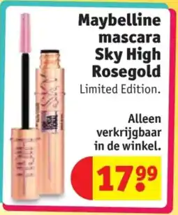 Kruidvat Maybelline mascara Sky High Rosegold aanbieding