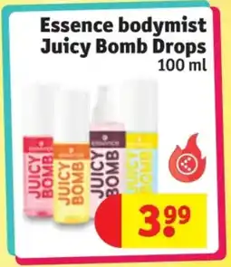Kruidvat Essence bodymist Juicy Bomb Drops aanbieding