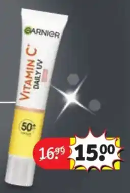 Kruidvat Garnier Vitamin C Daily UV aanbieding