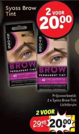 Kruidvat Syoss Brow Tint aanbieding