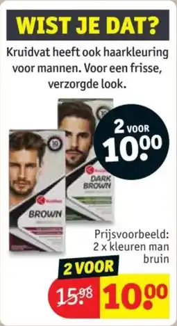 Kruidvat Kleuren Man aanbieding
