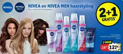 Kruidvat Nivea en Nivea Men Haarstyling aanbieding