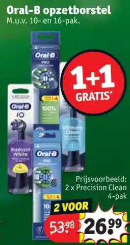 Kruidvat Oral-B Opzetborstel aanbieding