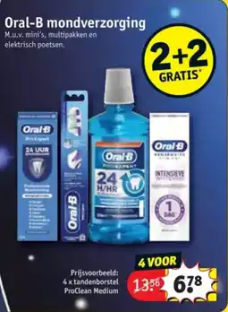 Kruidvat Oral-B Mondverzorging aanbieding