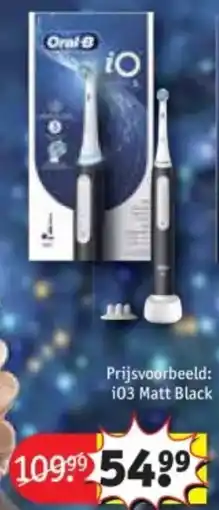 Kruidvat Oral-B i03 Matt Black aanbieding