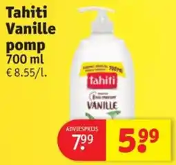 Kruidvat Tahiti Vanille pomp aanbieding