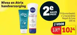 Kruidvat Nivea en Atrix Handverzorging aanbieding