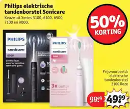 Kruidvat Philips elektrische tandenborstel Sonicare aanbieding